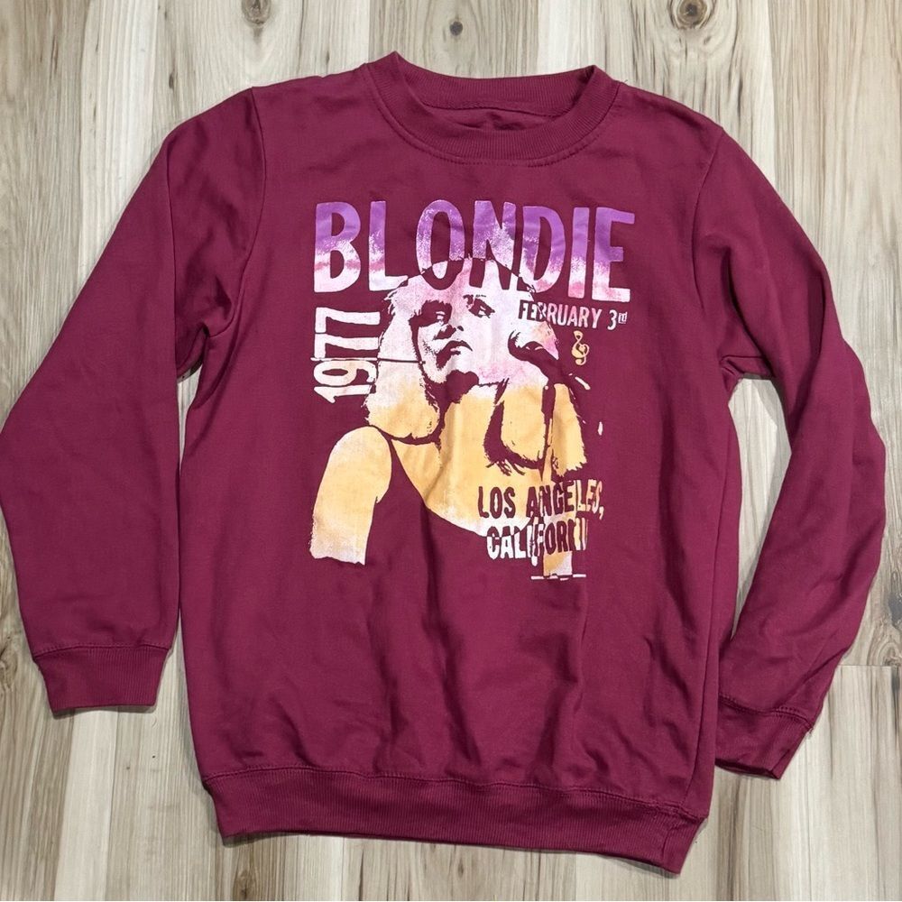 Blondie Maroon Crewneck Sweatshirt Women’s Medium